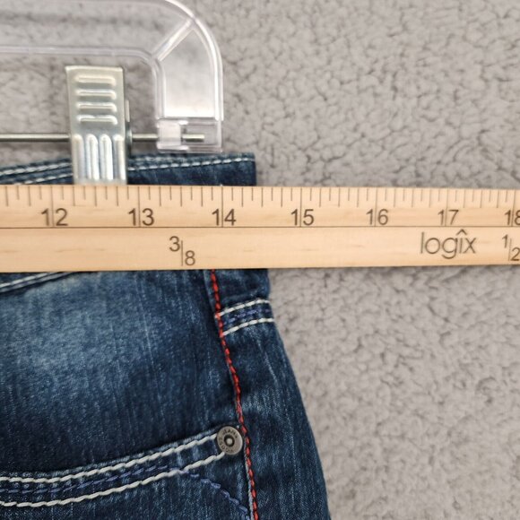 VIGOSS Women's/Juniors Jean Denim Shorts Medium Wash Size 14 - Picture 3 of 9